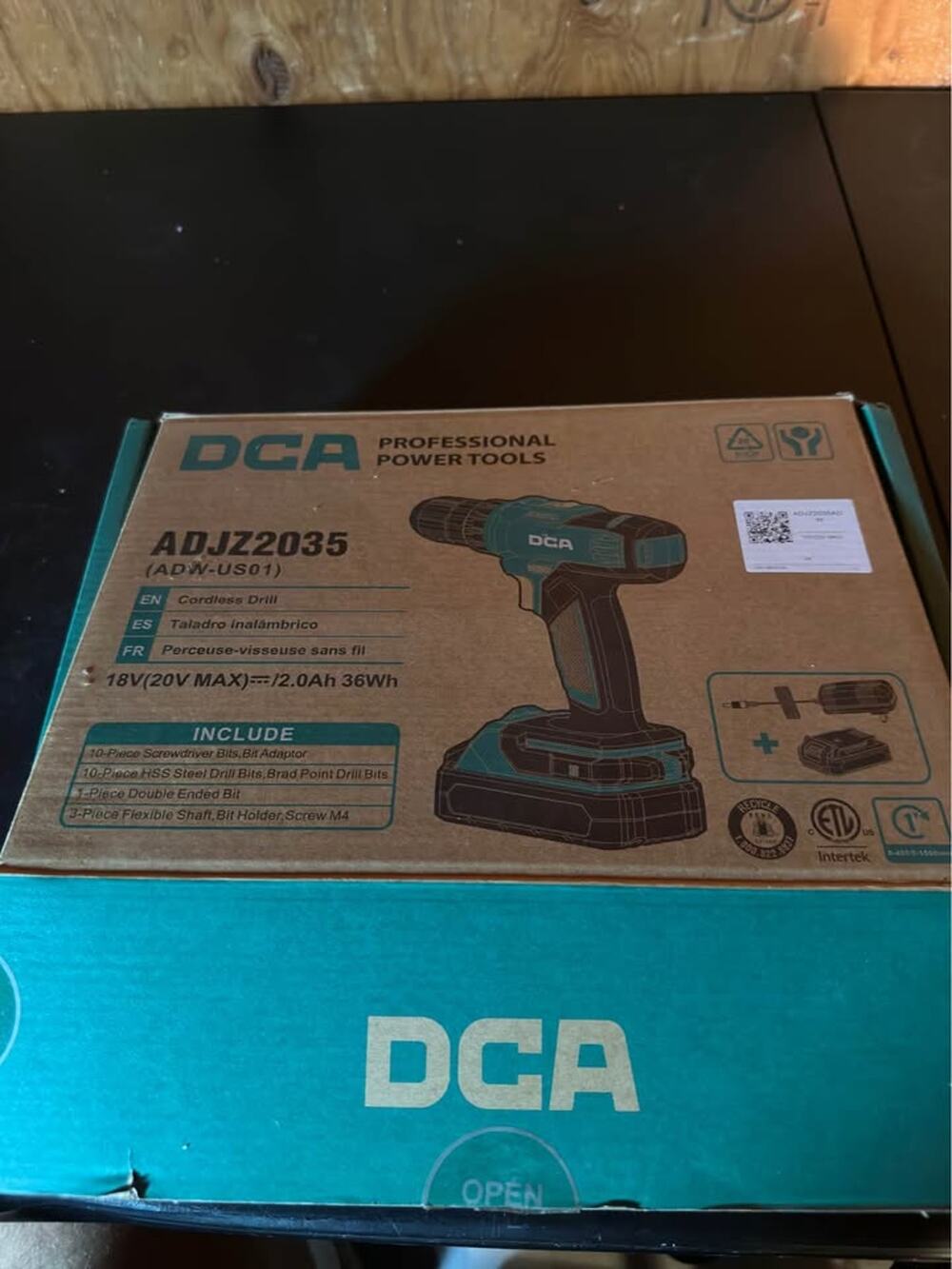 DCA ADJZ2035 Cordless Drill Kit